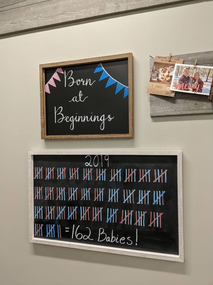 Statistics for Beginnings Birth Center's 1st Year